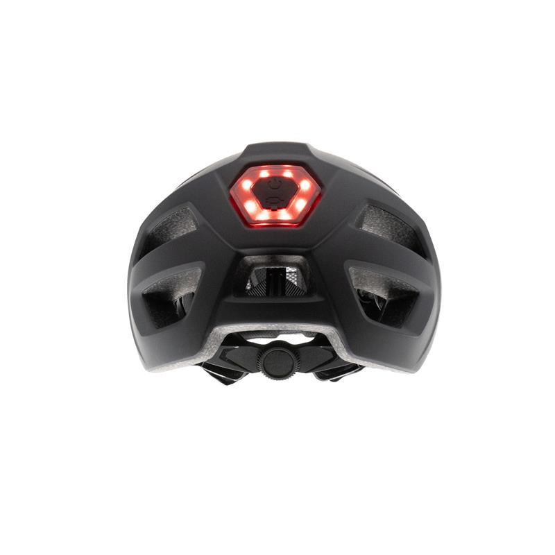 Casco con luz CP04 negro M