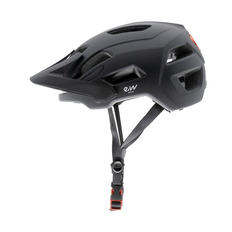 Casco con luz CP04 negro M